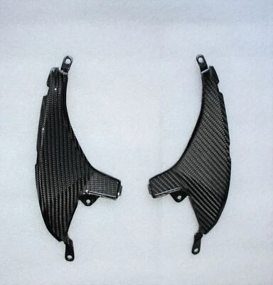 Carcasa trasera flancos parte central Kawasaki H2 SX H2SX 100% carbono Foto 1 de 4