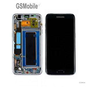 Display Pantalla LCD Touch Schermo Samsung Galaxy S7 Edge G935F Black Original - Imagen 1 de 1