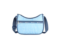LeSportsac Painterly Weave Classic Hobo, Abstract Playful Gingham Inspired Weave