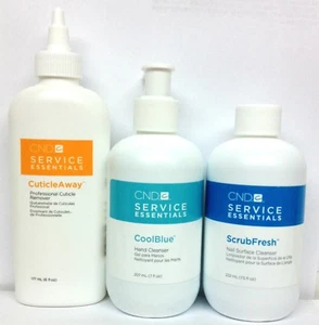 NEUE PACKUNG Cnd Shellac 3er Set - Nagelhaut weg 6oz/Cool Blue/Scrubfresh - Bild 1 von 1