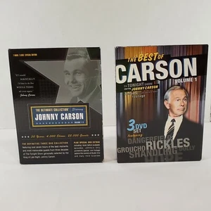 Lot of 2 Johnny Carson DVD Best Of Carson Vol 1 Ultimate Collection Vol 1-3 - Picture 1 of 9