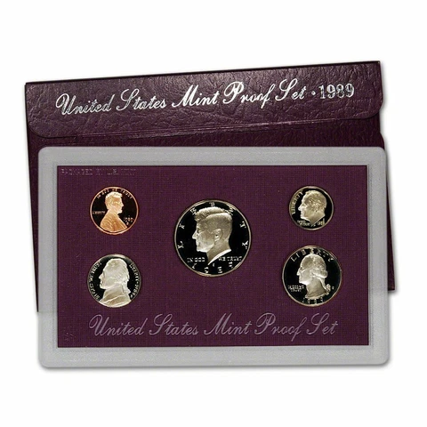 1989-S United States Proof Set of Coins 1989 Birth Year Set Cover