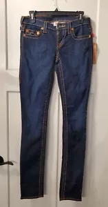 BNWT True Religion Women's Stella Skinny Fit Jeans 27" - Picture 1 of 7