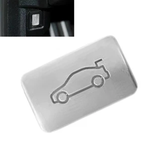 Silver Tailgate Trunk Switch Button Cover Fits F10 F12 F12 F13 F06 F07 F01 F11 - Picture 1 of 3