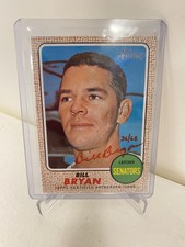 2017 Topps Heritage Real One Auto Red Ink /68 Bill Bryan #ROA-BB Auto