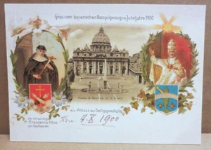 1 Postkarte Grußkarte aus Anlass der Seligsprechung M.Crescentia Höss, Kaufb. - Bild 1 von 2