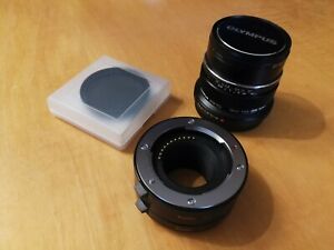 Olympus M4/3 M.Zukio 12mm Prime F2.0 ED lens with B+W filters & Macro spacers