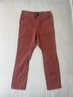 Calça Oshkosh B’Gosh cáqui rosa coral stretch meninas tamanho 6/6A - Imagem 1 de 4