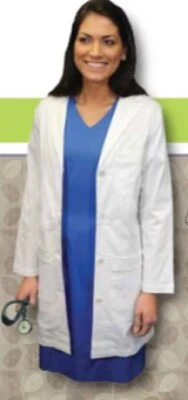 NEW Women's Lab coat 64% cotton, 33% tencel, 3% spandex, Silpure, Teflon 4XL - Image 1 of 3