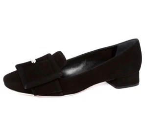 Miu Miu Women's Black Suede Calzature Donna Pump Z2340 Size US 7.5 - Picture 1 of 6