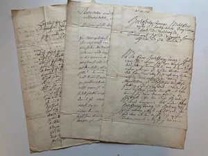 3 Briefe Rothenburg o.T. / Wörnitz von 1755, 1761 und 1772 an Bürgermeister - Bild 1 von 10