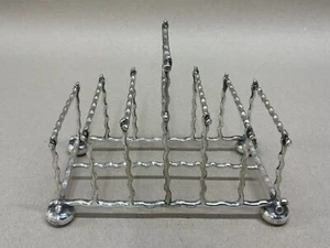 Antique Aesthetic Movement Hukin & Heath Silver Plated Toast Rack C1880 - Picture 1 of 9