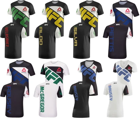 New Men's & Womens REEBOK UFC Official Fighter Kit Jersey Shirt - All Sizes Cover