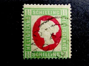 nystamps British Heligoland Stamp # 12 Used $325 U27y2650 - Picture 1 of 2