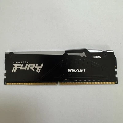 HP Kingston 16GB DDR5 5200 Desktop DIMM RAM 1Rx8 XMP5-5200 HP52U40S8HM-16FRA RGB - Image 1 of 4