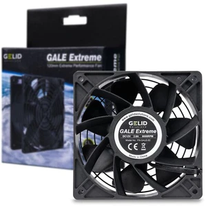 Gelid Solutions Gale Extreme Mining 120mm High Performance PWM Fans 500-6000RPM - Picture 1 of 4