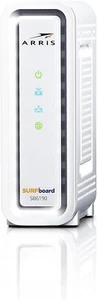 ARRIS Surfboard SB6190 - 32x8 Docsis 3.0 Cable Modem - White - Picture 1 of 2