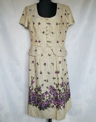 Винтажный Rose Dirndl Октоберфест Тироль шерстяная смесь женский костюм юбка-Us16/Eu44 - Изображение 1 из 4