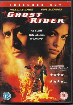 Ghost Rider EXTENDED CUT DVD POSTED 48 HOURS TRACKED - Image 1 of 2