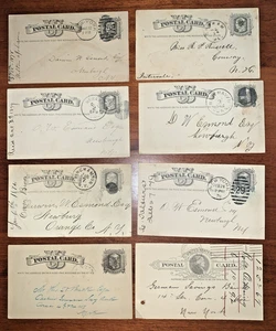 (8) Postkarten der US-Regierung - Korrespondenz 1876-79 (10-4 - Bild 1 von 17