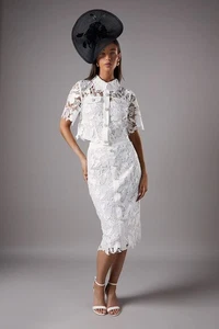 Coast Ivory Pencil Skirt Womens Occasion Skirts - Picture 1 of 5