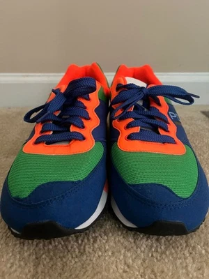 Polo Sport Ralph Lauren Sneakers Shoes Green Blue Orange Men's US12 Excellent - Image 1 of 4