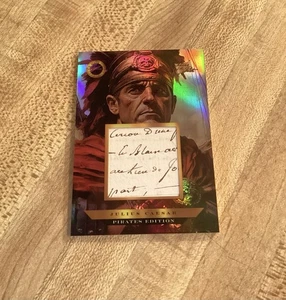 2025 PIECES OF THE PAST PIRATES EDITION JULIUS CAESAR HANDWRITTEN RELIC #644 - Picture 1 of 2