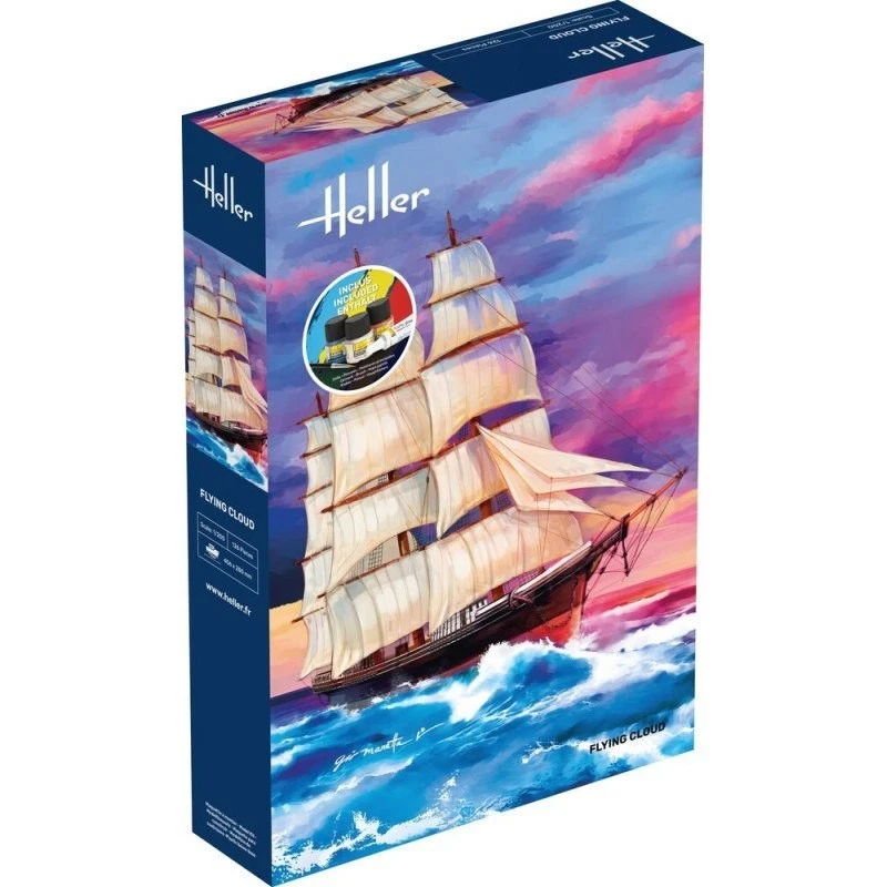 Heller 56830 - 1 200 Kit De Démarrage Flying Cloud - Neuf