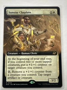 MTG Sunstar Chaplain 0324 Edge of Eternities Extended Art Rare NM - Picture 1 of 2