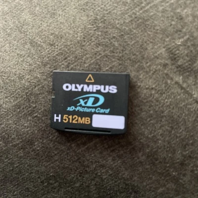 Genuine Olympus 512mb xD  Memory Card for Olympus FujiFilm Cameras tested  - Image 1 of 2