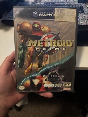 Metroid Prime W/ Echoes Bonus Disc Nintendo GameCube w/ Manual CIB Complete - Image 1 of 4