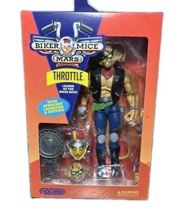 Biker Mice From Mars Throttle with Sprocket Launcher Hotdog Nacelle Figure 2024 - Picture 1 of 6
