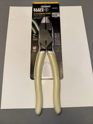 Klein Tools D20009NEGLW 9 pulgadas Alicates de corte laterales de alta visibilidad para alta resistencia Foto 1 de 3