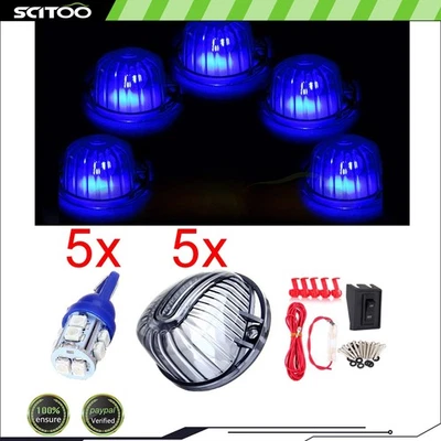 Marcador de cabine de fumaça 5 peças para 1999 2000 2001 2002 2003 Ford F-250 Super Duty 7.3L - Imagem 1 de 4