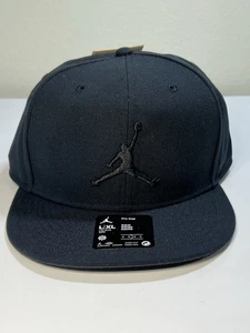 Nike Men's Air Jordan Jumpman Pro Snapback Hat Unisex Black FV5296-011 j - Picture 1 of 11