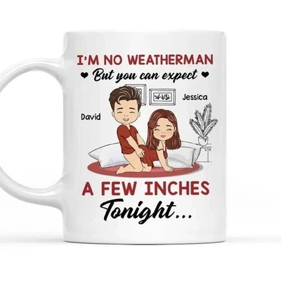 I Am No Weatherman, taza de café personalizada, taza de regalo Foto 1 de 4