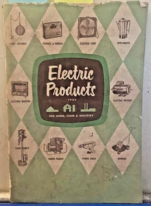 Electric Products Catalog 1962 Radios Appliances Power Tools Mowers 200+ Pages - Picture 1 of 5