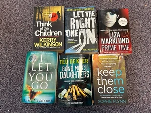 Mystery Psychological Thriller Crime Book Bundle X 6 Free Post - Imagen 1 de 1