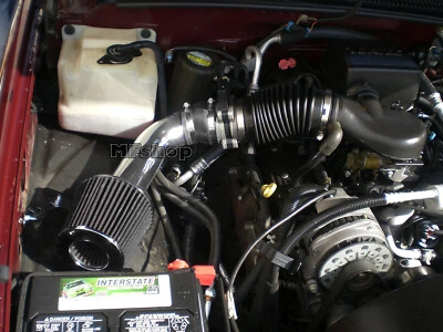 Kit de admisión de aire V8 todo negro 1 pieza para Chevy C1500 Suburban 1996-1999 5,0 L 5,7 L Foto 1 de 3