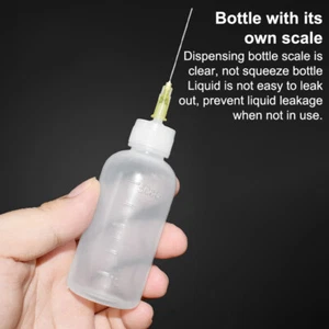 50ML Plastic Liquid Alcohol Bottle For Dispenser Rosin Solder Flux Repair Tools - Zdjęcie 1 z 9
