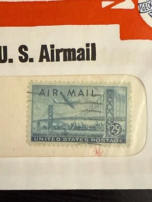 Geographic Stamp Package G-494 25 cent Airmail San Francisco-Oakland UNH - Image 1 of 3