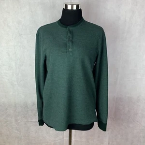 Top UNTUCKit EE. UU. Henley Schrock para hombre pequeña S verde mangas largas 40759 WTS-TSC - Imagen 1 de 16