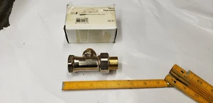 Válvula de radiador Taco 5431 C1 Heat Gard recta 3/4" NPT x 3/4" unión de sudor NUEVO - Imagen 1 de 5