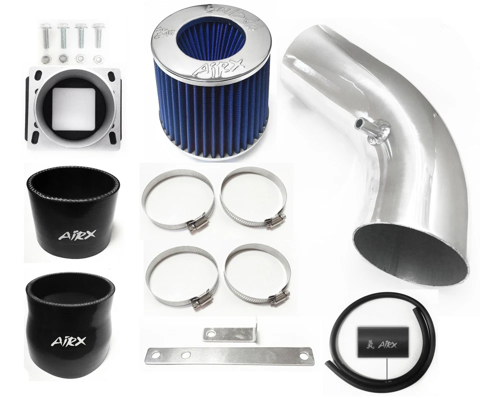 AirX Racing negro-azul para Mazda MX6 626 1989-1992 2,2 L L L4 admisión de aire no turbo Foto 1 de 1