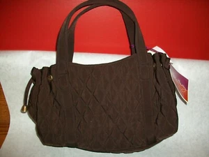 Vera Bradley Margie in Espresso - Purse - Handbag - Brown - NWT-Ships FREE - Picture 1 of 2
