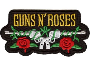 Guns N' Roses (2X4, Patch) embroidered, sew, iron, rock band patch, G N' R, NEW - Picture 1 of 2