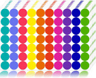 1400 PCS Colored Dot Stickers round Color Coding Labels Polka Circle Dot Label S