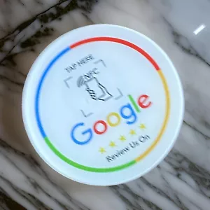 Google Review NFC Card - 13.56Mhz programmable Desk or Table Top Plate - Picture 1 of 5