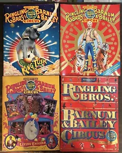 Ringling Brothers And Barnum Bailey Circus 4 programs 1980's with Posters - Picture 1 of 5