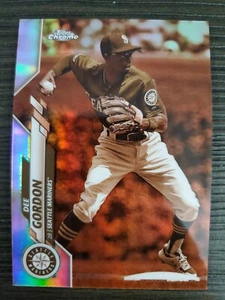 2020 TOPPS CHROME SAPIA REFRACTOR #107 DEE GORDON SEATTLE MARINERS - Picture 1 of 2